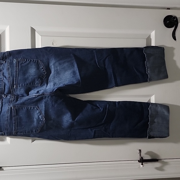 1822 Denim Blue Ankle Cropped Jeans - Picture 2 of 4